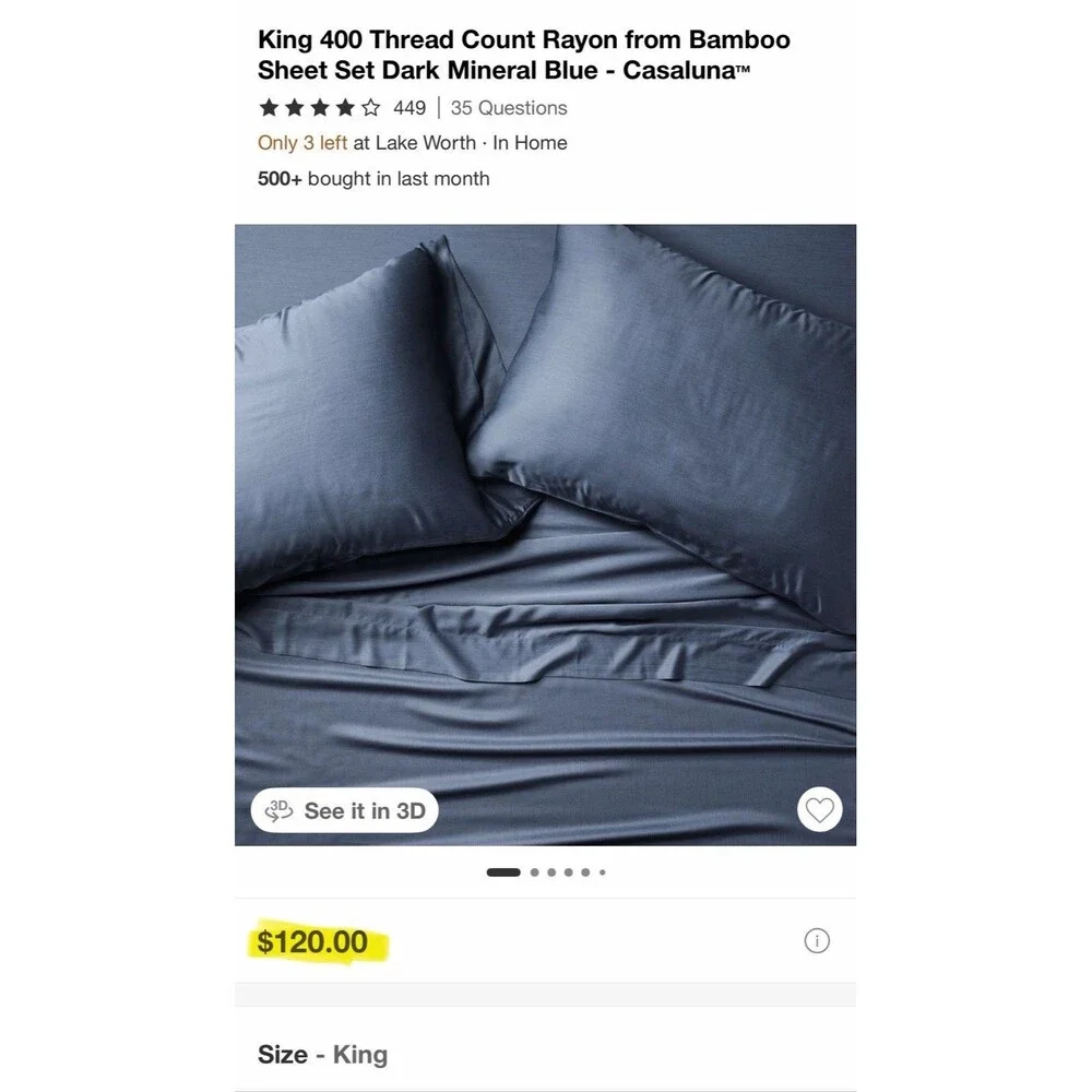 BUNDLE Casaluna King Bamboo Quilt Set| Coverlet | Bamboo Sheet Set Deal!!